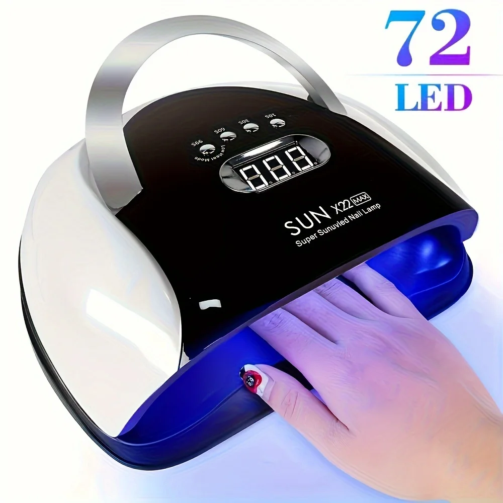 Sun X22 UV LED Lamp For Nail Manicure 72 LEDS Professional Gel Polish Drying Lamps With Timer Auto Sensor Equipment Tools