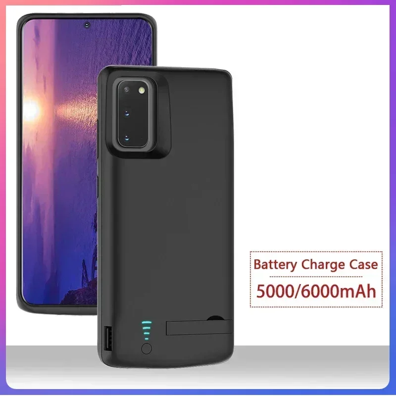 6000mAh Battery Charger Case for Samsung S10 S10plus S10E S20 S20plus S20Ultra S20FE S9 Plus S8 Plus Charging Case Powerbank