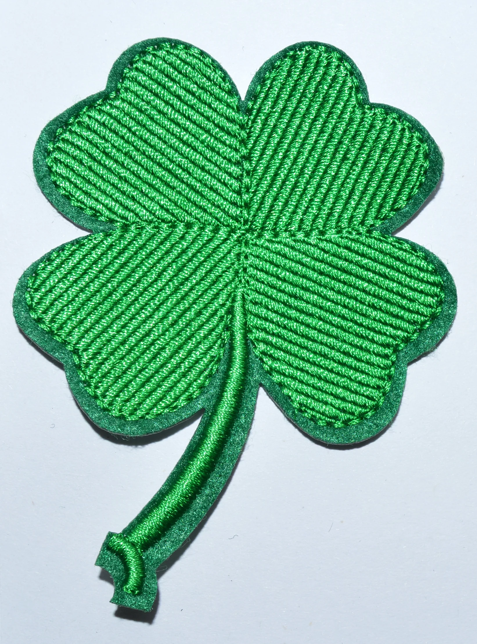 

1x Four Leaf Clover Applique Patch - Shamrock, Good Luck , Iron on Patches applique (≈ 6.4 * 8 cm)