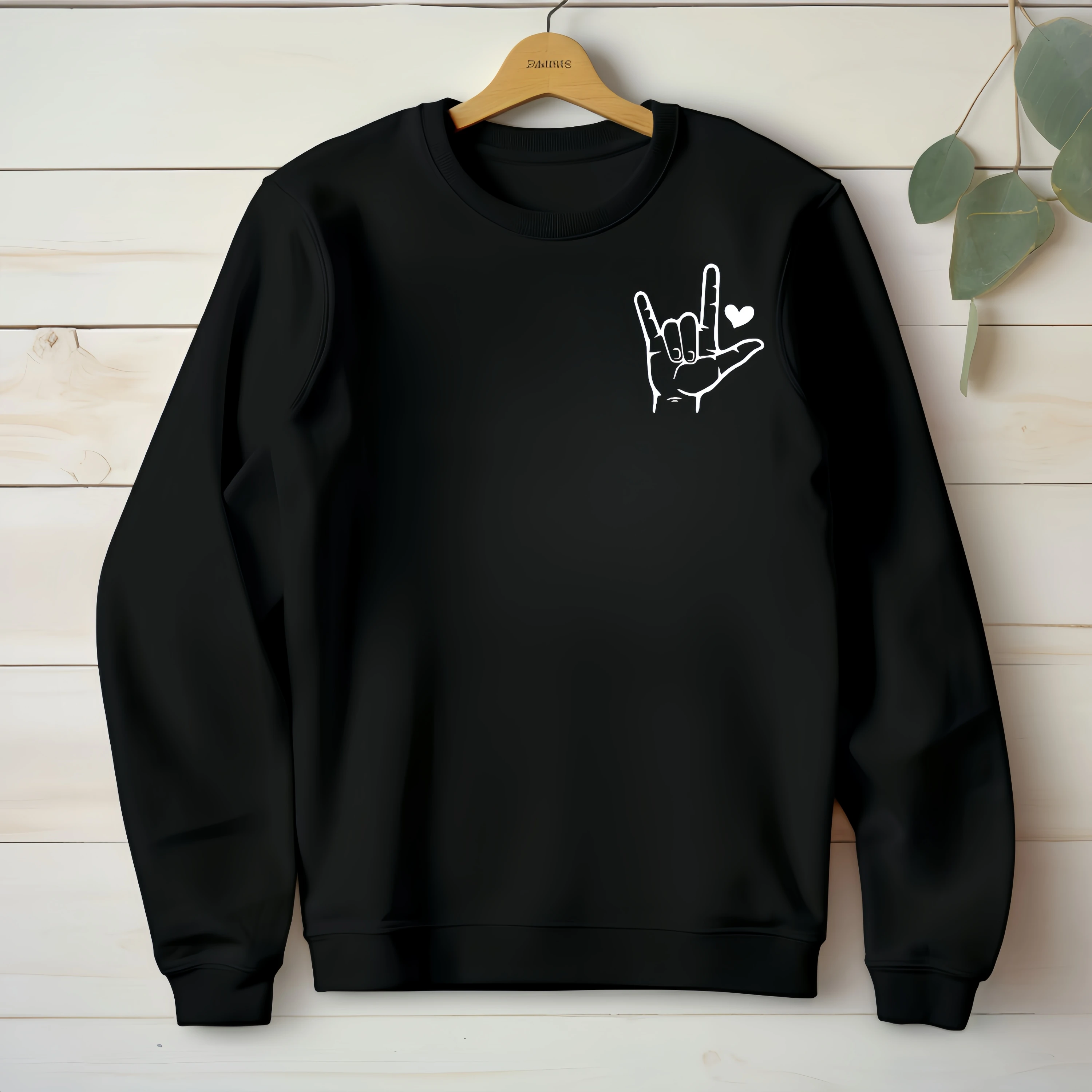 Stylish Minimalism Yeah Gesture Graphic Sweatshirt Women Fashion Casual Long Sleeve Crewneck Pullover Preppy Style