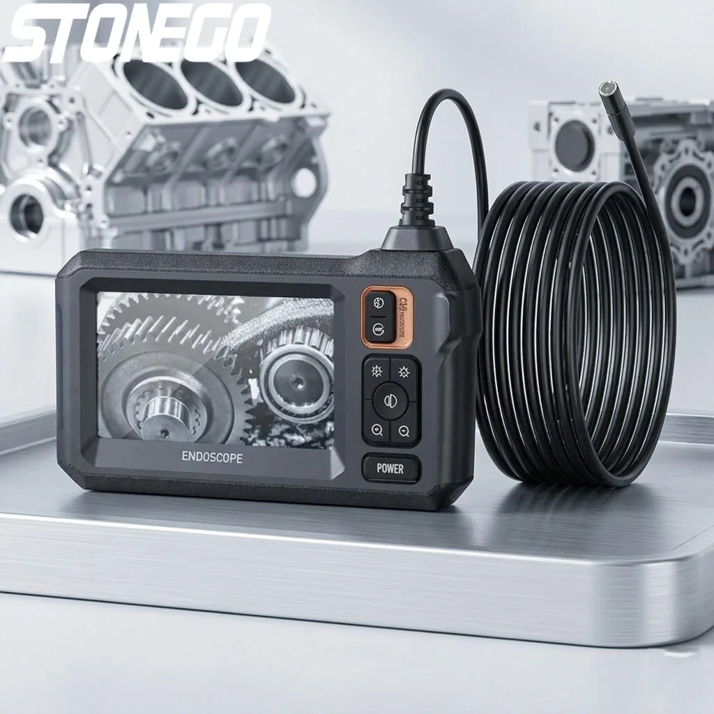 

1080P HD WiFi Endoscope with 43 Inch Display 1m 5m 10m Cable Dual Head 2600mAh for Auto Electrical and Pipeline Inspection