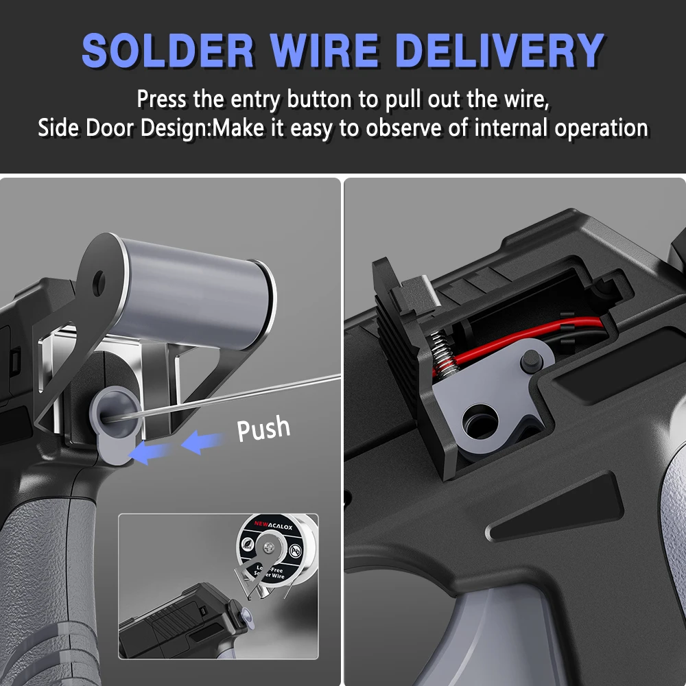 Toolour LCD Soldering Iron Kit with Adjustable Temp 180-520°C/356~932℉ Auto Send Tin Soldering Iron Gun for Welding Repair