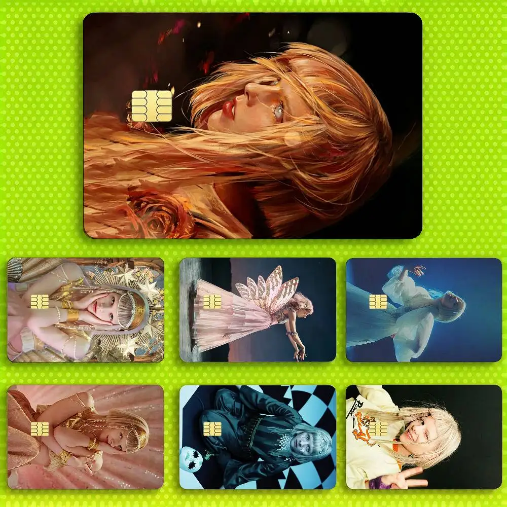 

Aurora Aksnes Singer HD Waterproof Card Skins Protective Stickers for Credit Bank Game Cards