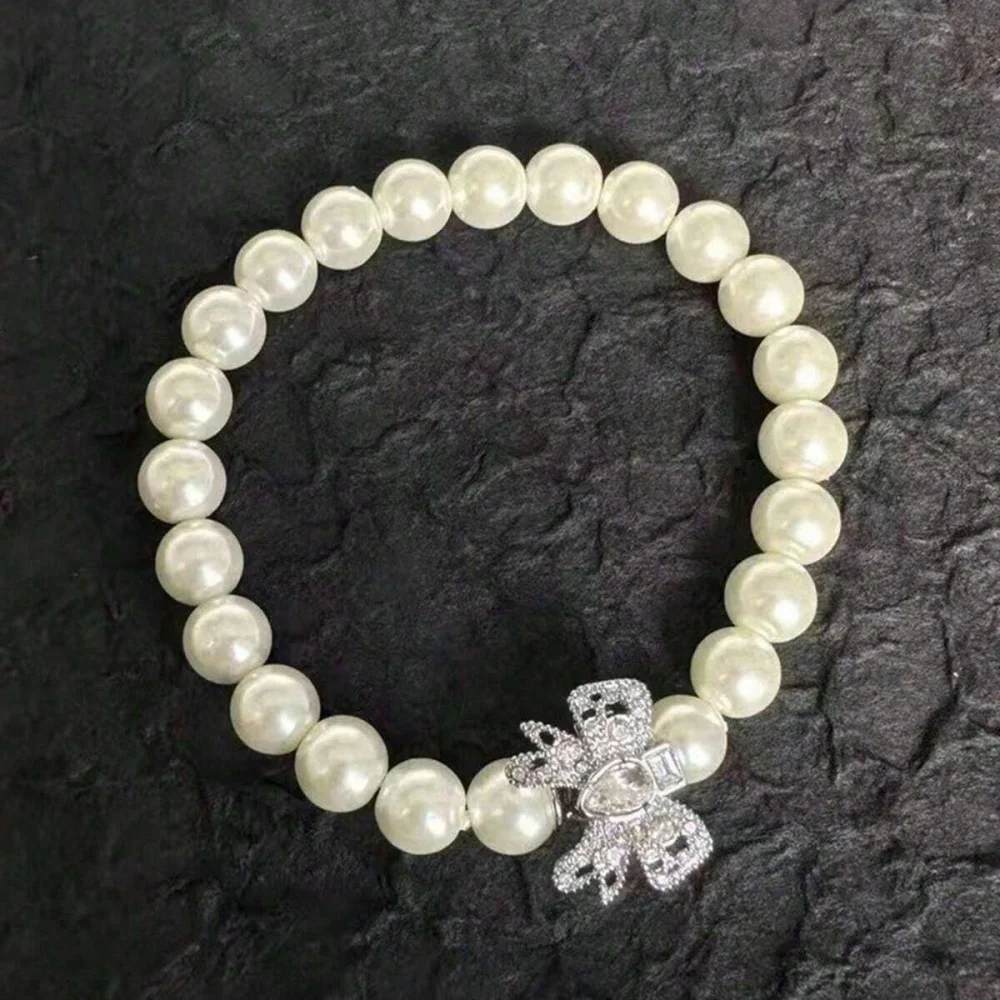 800Pcs White Mixed Acrylic Pearl Polished Loose Beads Set Elegant For DIY Jewelry Decors Handmade Craft Jewelry Making image 5