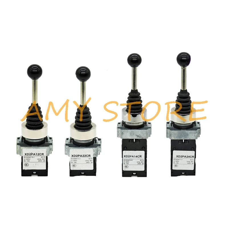 

1 шт. XD2PA12CR XD2PA22CR 2NO 2 Позиции XD2PA14CR XD2PA24CR 2NO 2NC 4 поддержание Позиции Мгновенный Переключатель джойстика