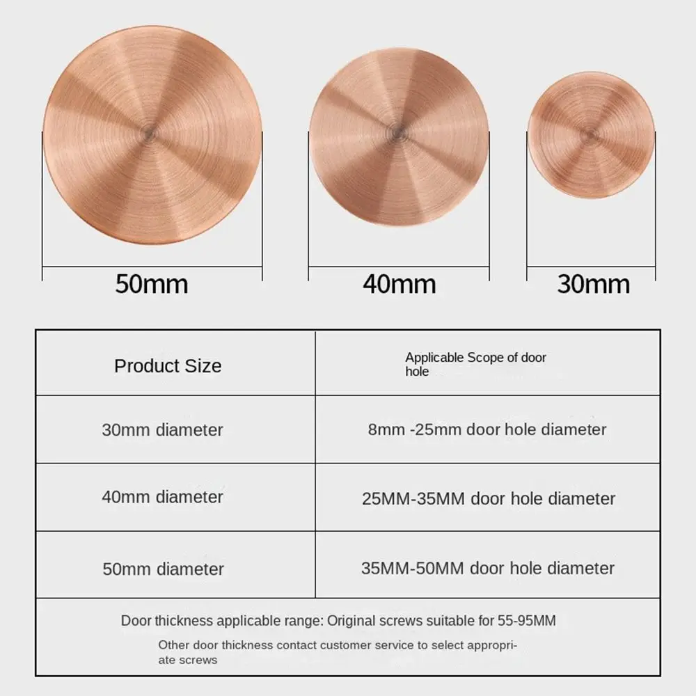 도난 방지 문짝 나무 문짝 차단기 아연 도금 고양이 눈 잠금 구멍 패치 도구, 장식 커버 패치 문짝 구멍