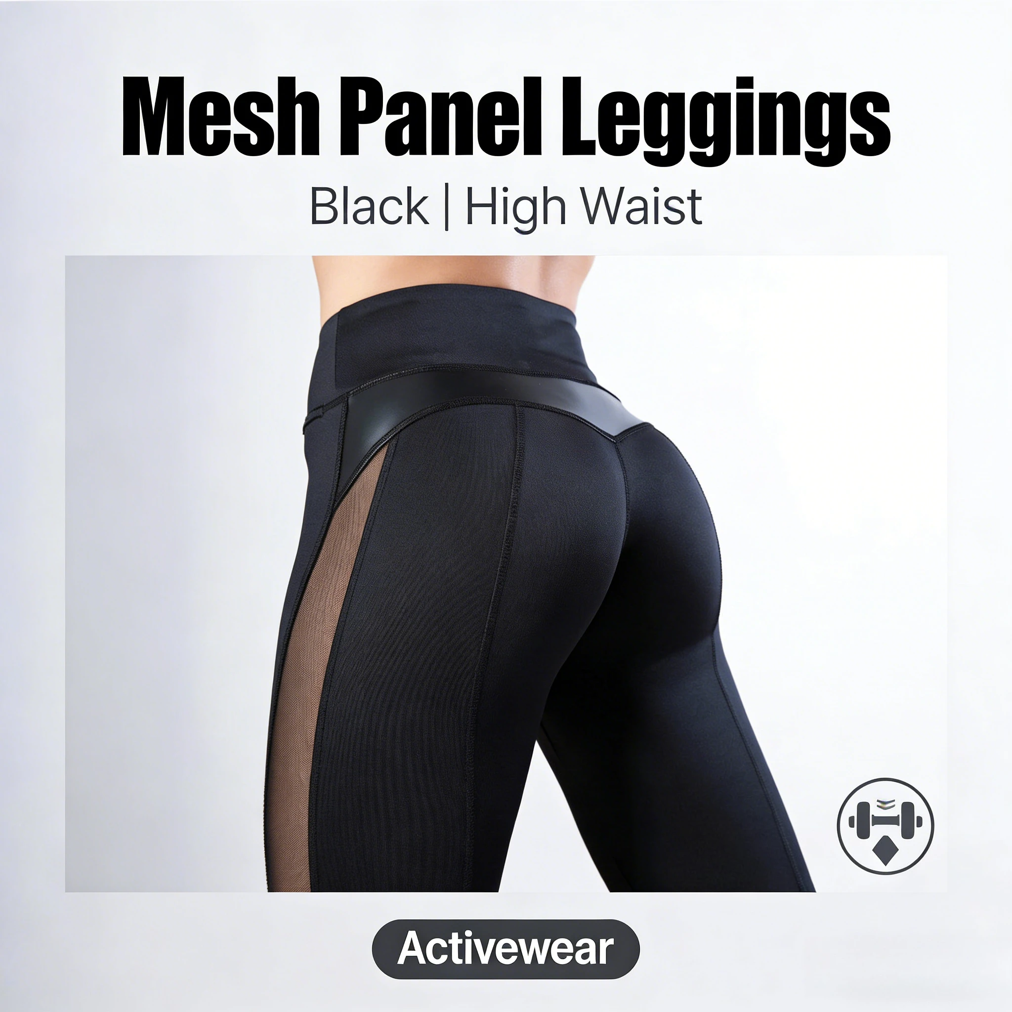 

Europe, America, fashion women's large size high waist mesh splicing perspective yoga pants leggings dance pants