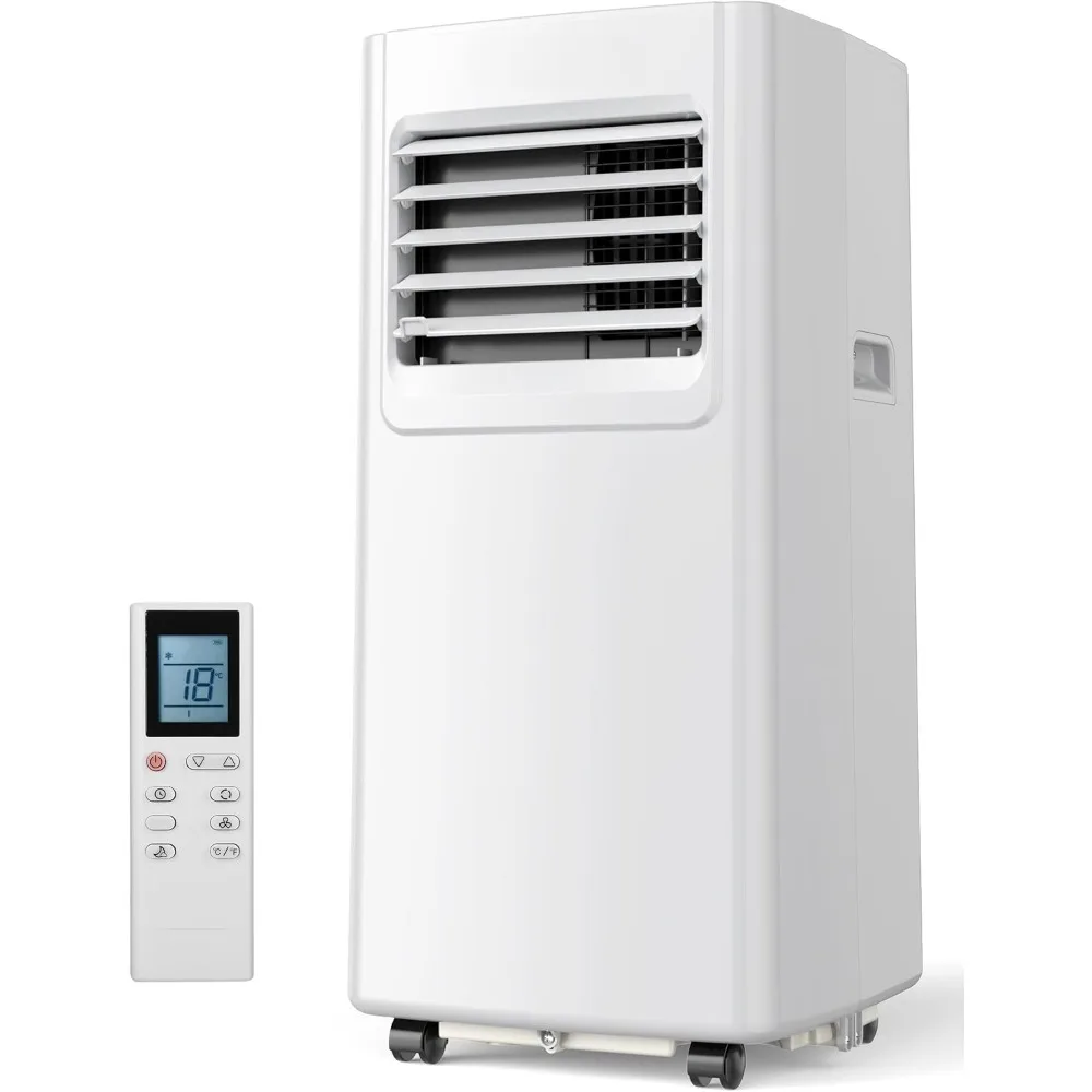 

8000BTU 4-in-1 air conditioner with fan and dehumidifier, powerful cooling area up to 350 square feet, portable air conditioner