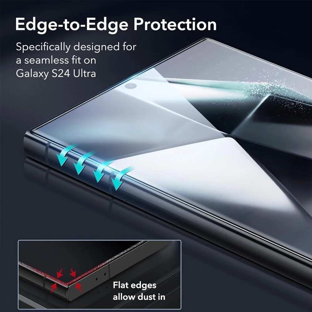 S24Ultra الزجاج المقسى الحال بالنسبة لسامسونج غالاكسي S24 الترا S23 FE S22 زائد S21 S20 S24 + S 24 S24FE حامي الشاشة غطاء الفيلم #3