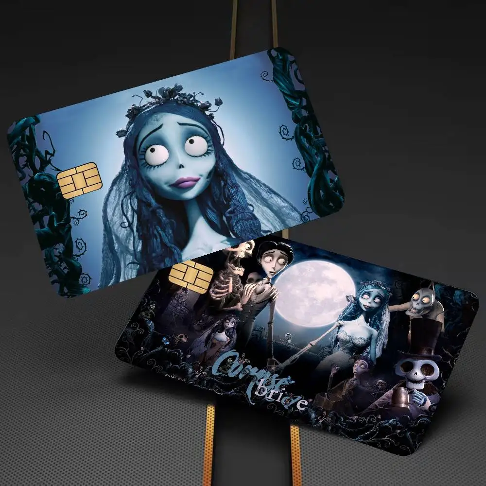 C-Corpse B-Bride CARTOON 100% Hot Sale Amine Credit Debit Bank Card Bus Card Film Skin Sticker