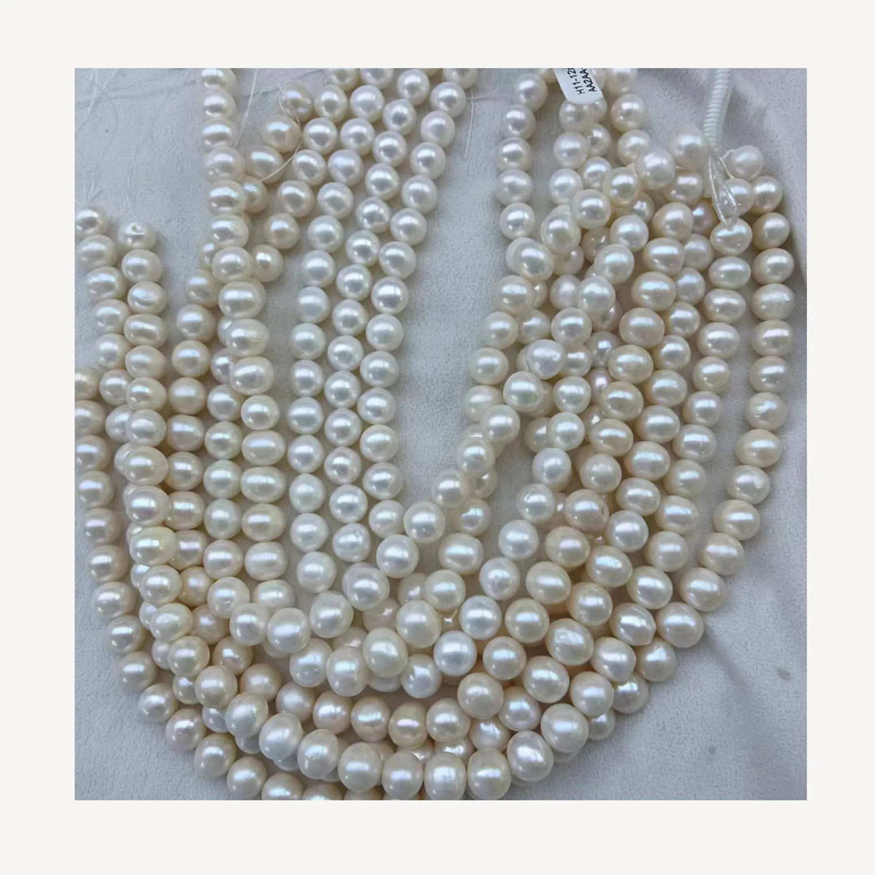 

free shipping,16 inch good luster 11-12 mm near round AA grade,100% nature freshwater pearl material ,with nuclear