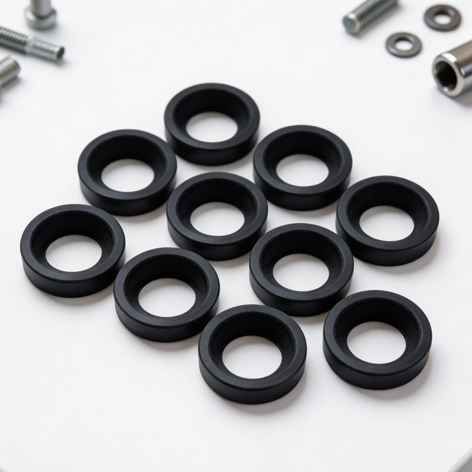 Angle Grinder Bearing Rubber Sleeves Black Pcs Power Tools Bearing Rubber Sleeve Measurement Deviation Depth