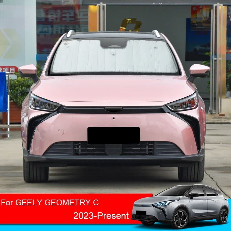 For GEELY GEOMETRY C 2023-Present Car Sunshades UV Protection Cover Side Window Curtain Sun Shade Visor Mat Windshield Accessory