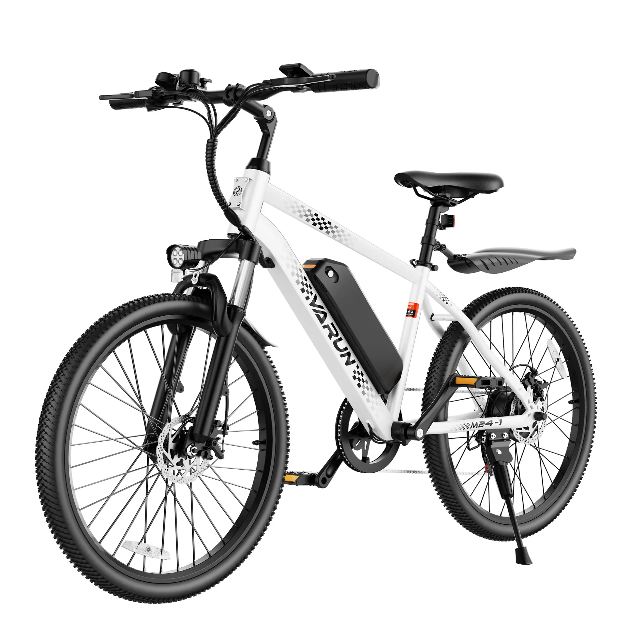 VARUN M24-1 Adult Electric Bike,500W Peak Power,36V 7.8Ah Battery,24"Tire Commuter Electric Bike,20MPH,UL 2849,1 Year Warranty image 5