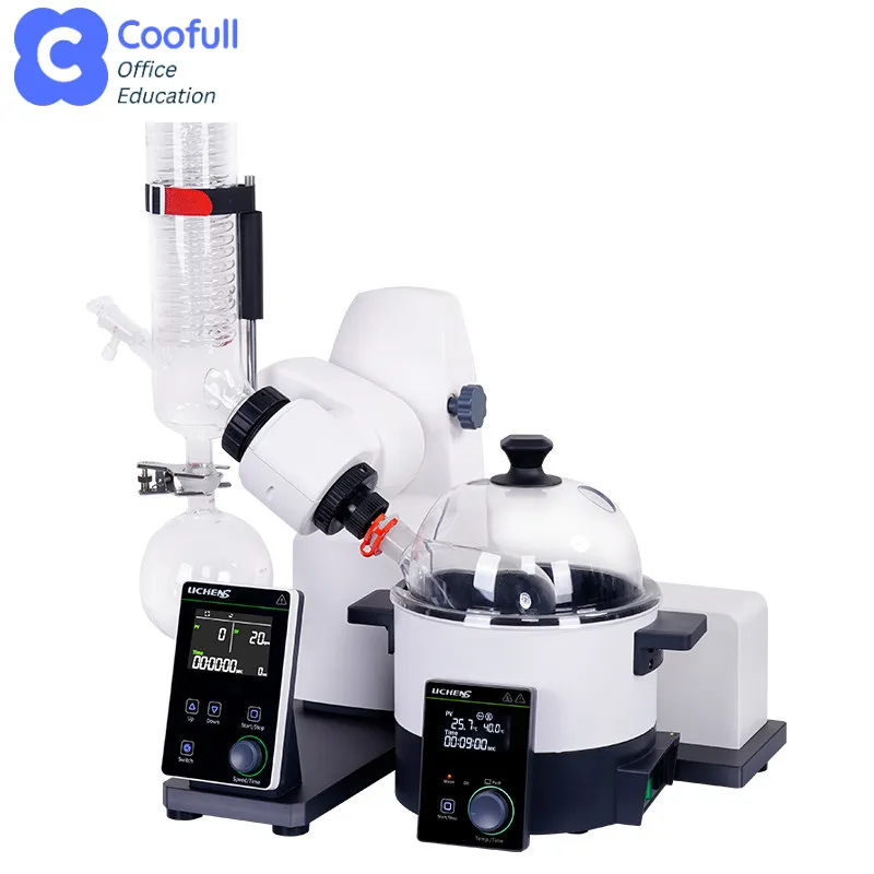 COOFULL Rotary Evaporator Laboratory Automatic Lifting Condensation Purification Crystallization Evaporator Vacuum Distillation