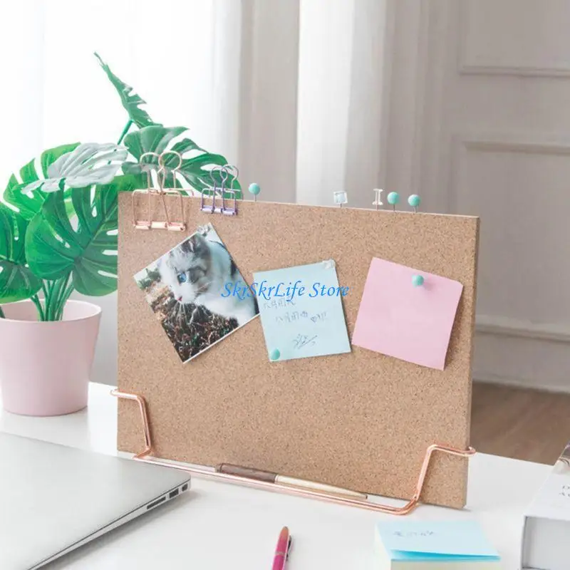 

E65E Natural Message Cork Board Environmentally Memo Pinboard Notice Display Supply