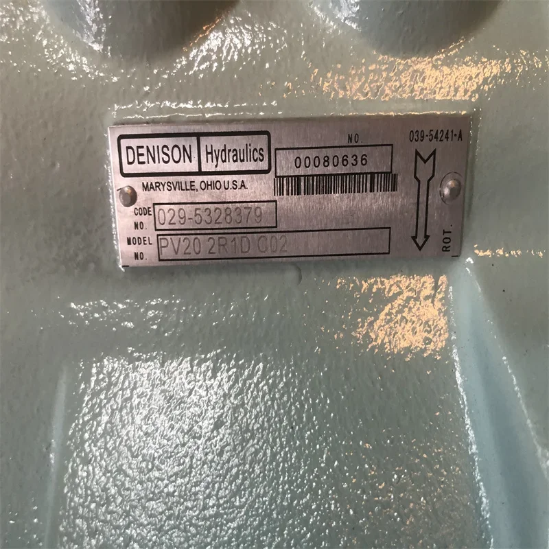 دينيسون Pv20-2R1D-C02 PV6 PV10 PV15 PV20 PV15 PV29/PV38/PV47 مضخة ريشة مضخة المكبس 1R1D/2R1D C02 000 مضخة الزيت الهيدروليكي المتغير