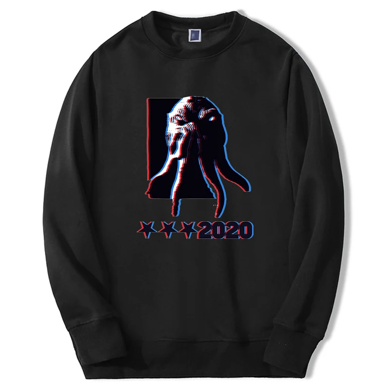 Retro 3D Cthulhu For President 2020 Printed Sweatshirts Mens Fashion New Hoodie Harajuku Casual Pullover Oversize Streetwear