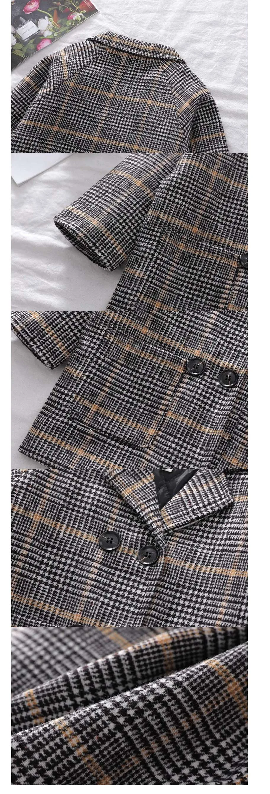 Spring Boys Jackets Child Girl Woolen Double-breasted Baby Trench Coat Lapel Autumn Kids Outerwear Winter Wool Overcoat