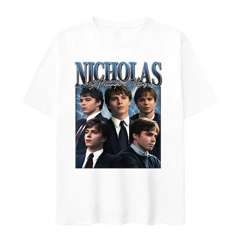 Nicholas Alexander Chavez Tv Series Graphic T Shirt Men Retro High Quality Fashion T-shirts Unisex 100% Cotton Oversized T-shirt