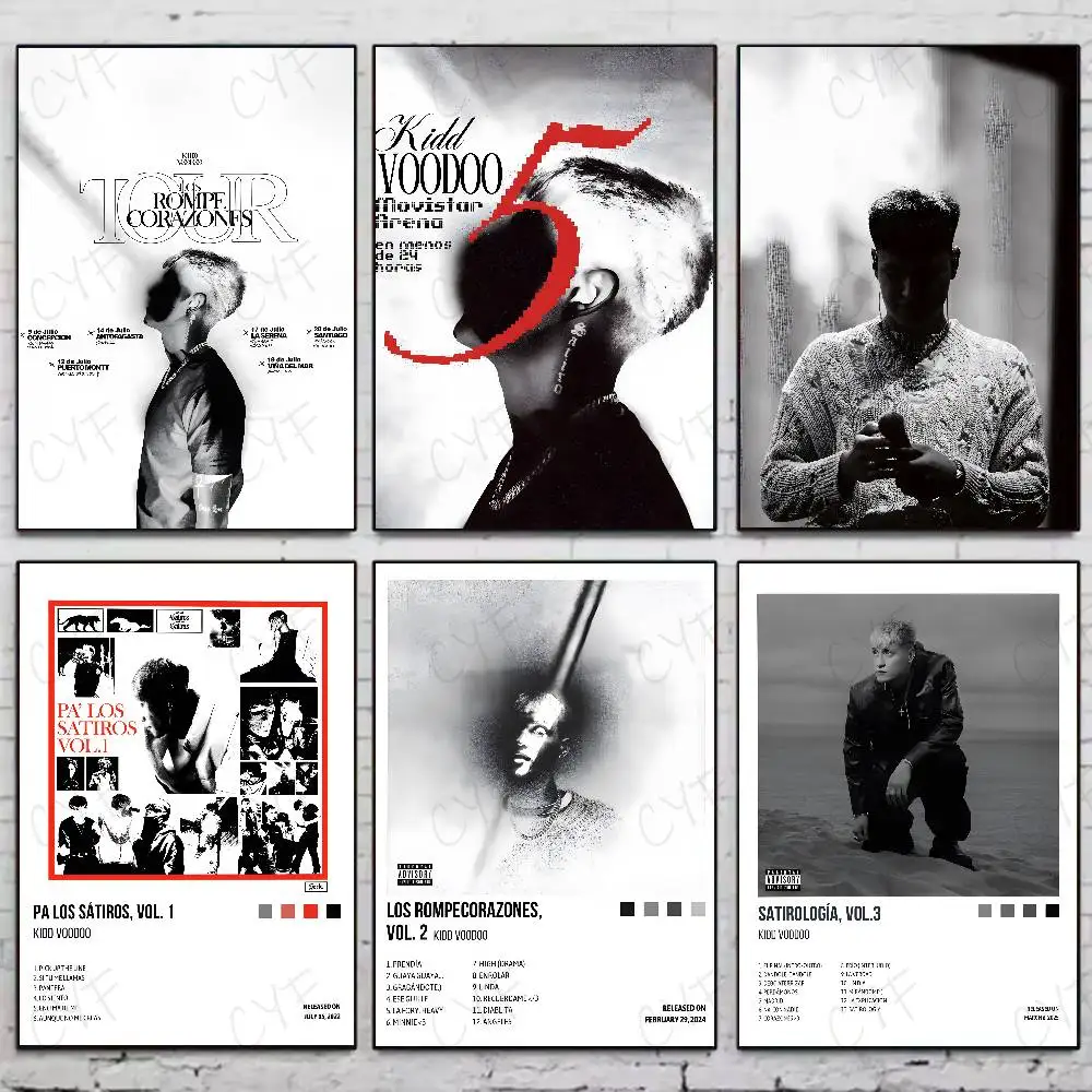 شعبية الموسيقار K-kidd الفودو ملصقات عالية الجودة الجمالية طلاء جدران ملصقات للمهاجع وغرفة المعيشة ديكور