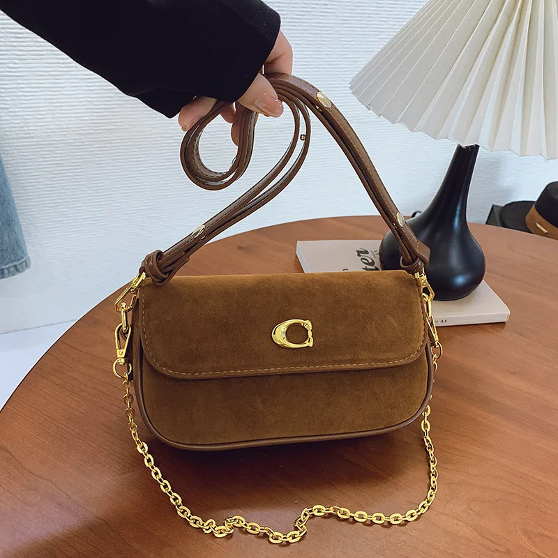 2025 Hot-Selling! Women’s Retro Underarm Bag - Premium Chain Small Square, Portable Versatile Messenger Shoulder
