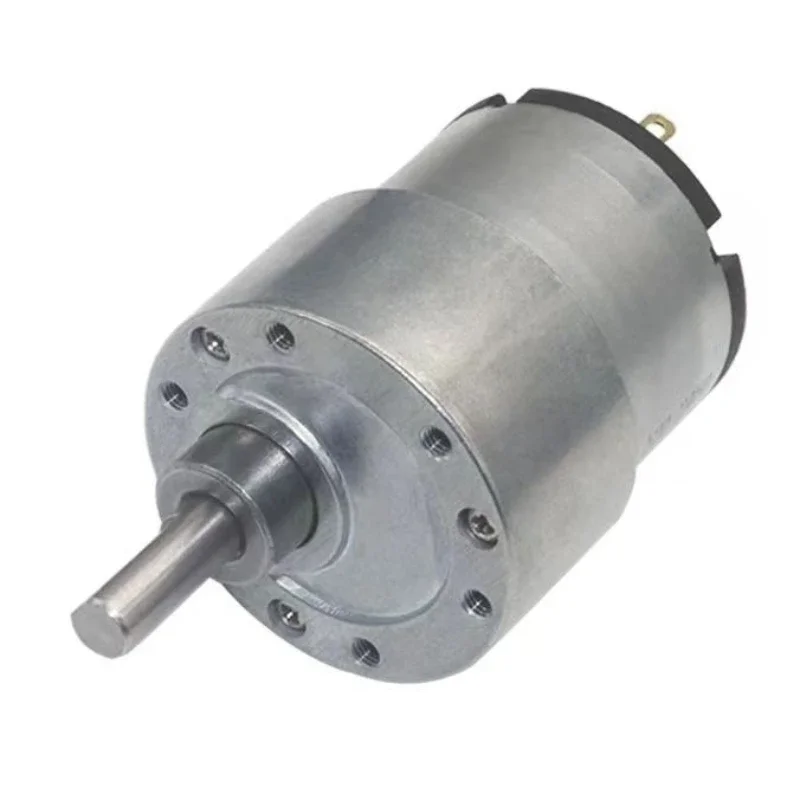 JGB37-520 DC 6V/12V/24V High Torque Gear Motor All Metal Gear Box Electric Motor 7/12/22/35/45/66/107/200/320/600/960RPM