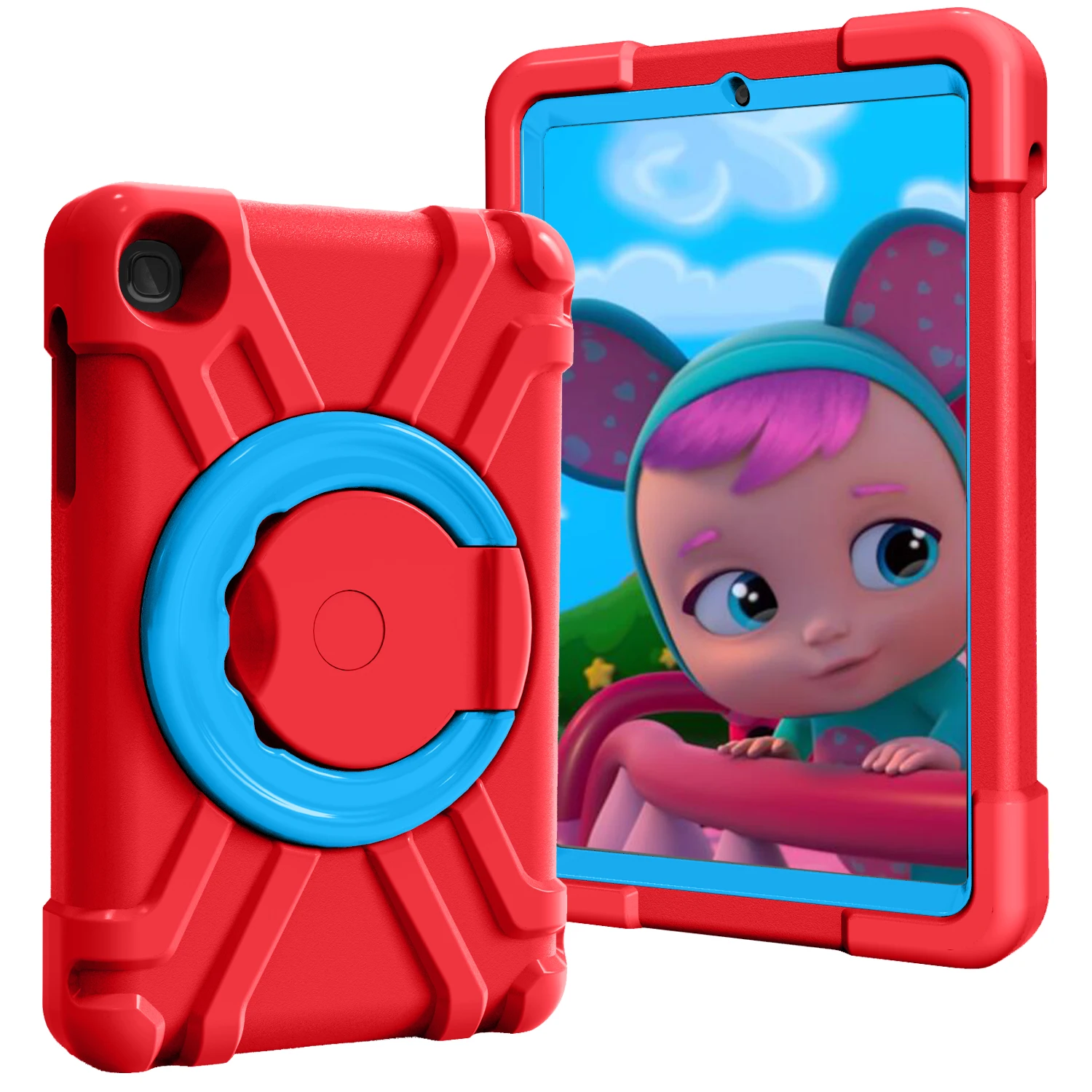 

Детский чехол-подставка для Samsung Galaxy Tab A 8,4 2020 SM-T307 SM-T307U с вращением на 360 градусов и портативной ручкой из ЭВА ПК