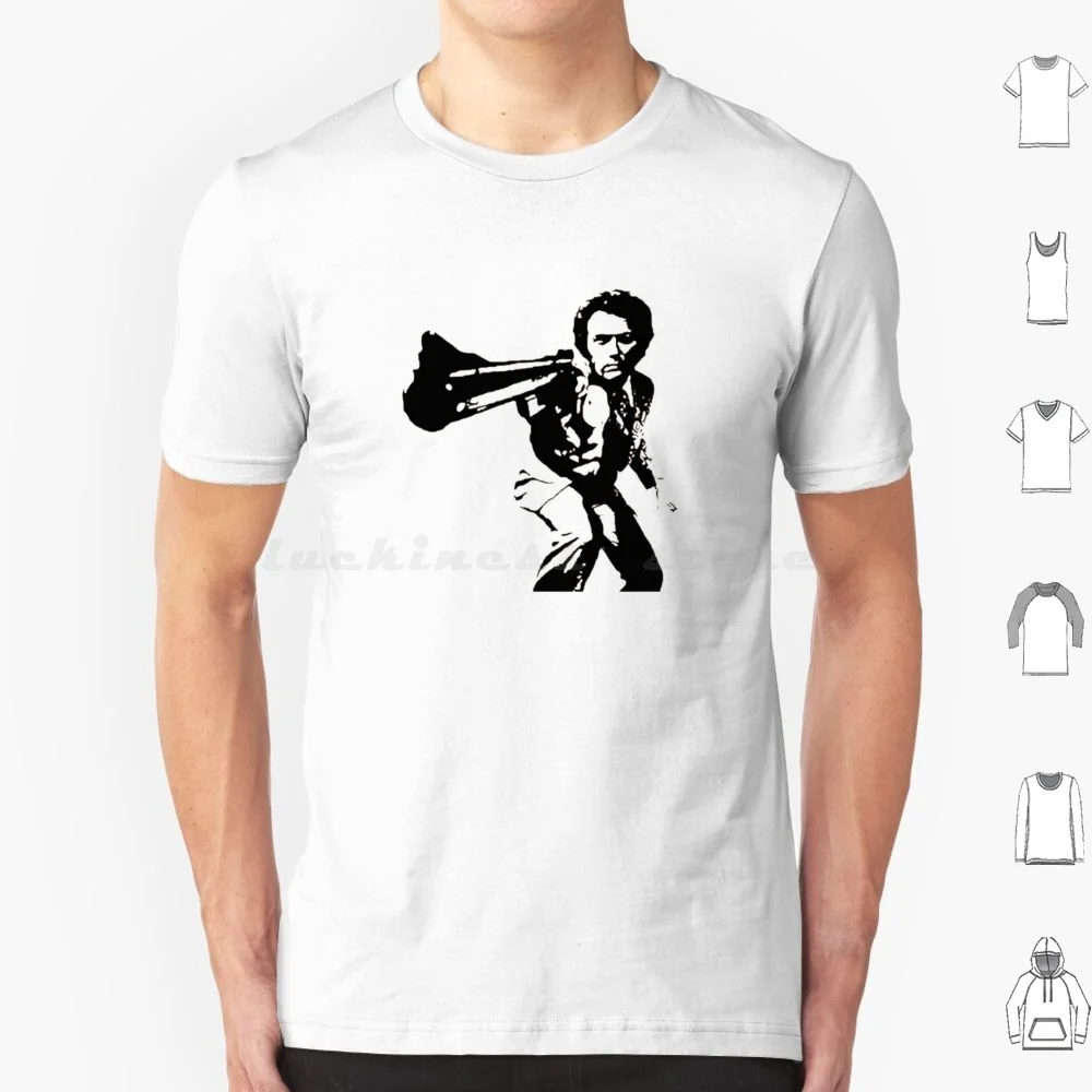 

Футболка Harry Make My Day большого размера из 100% хлопка Dirty Harry Make My Day Eastwood Clint Don Siegel Hollywood Movies Фильмы