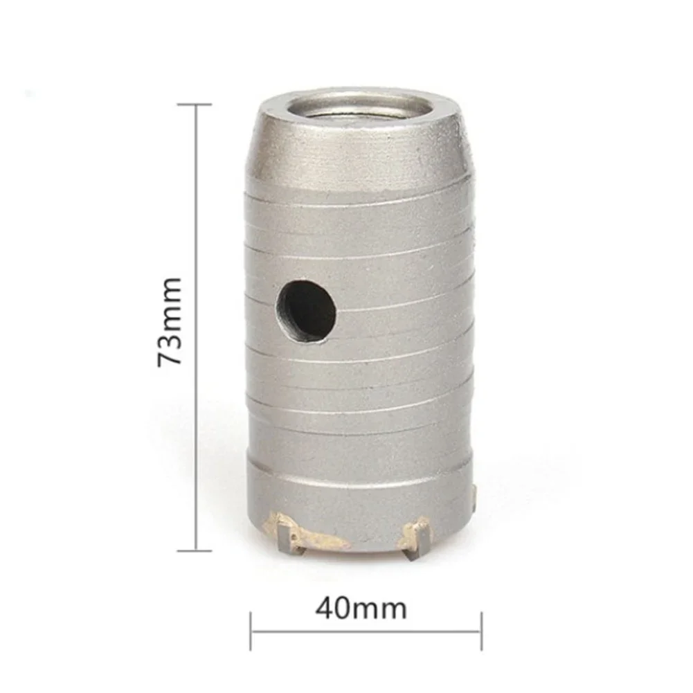 

Core Drill Bit Kit 40mm 50mm 65mm 68mm for SDS PLUS Shank with Long Lasting Carbide Tipped Metal for Concrete Work