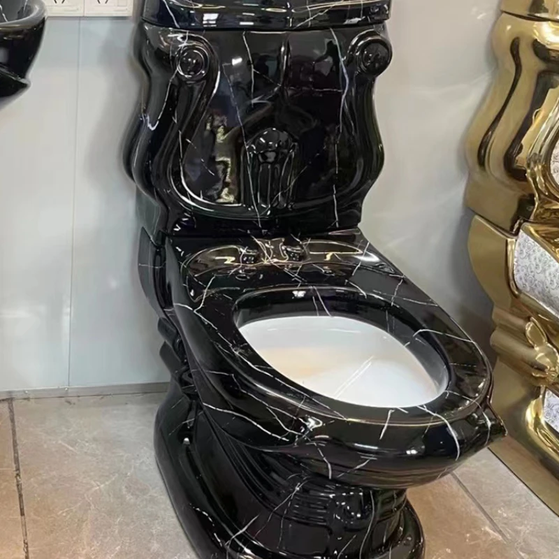 Toilet Electroplating Gold Toilet Ceramic