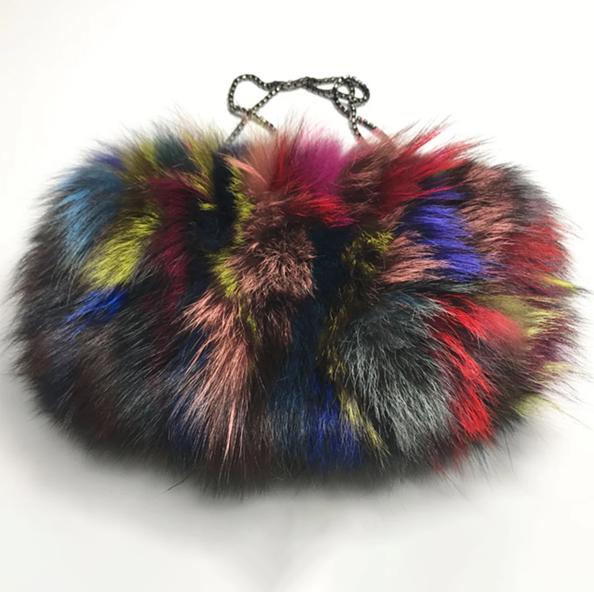 Women's Winter and Autumn Fur and Faux Fur Tote Bag with High-End Style, Large Capacity, Versatile Shoulder and Underarm Bag