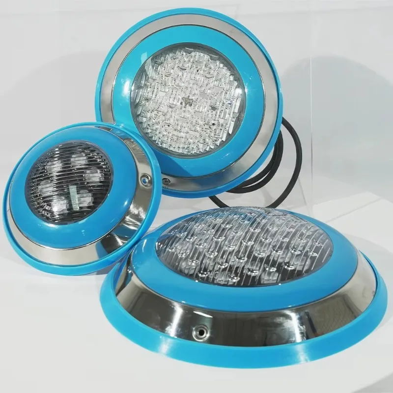 Pool Light Ip68 Waterproof Rgbw Stainless Steel Resin Filled Underwater Light Emitting Diode Pool Light