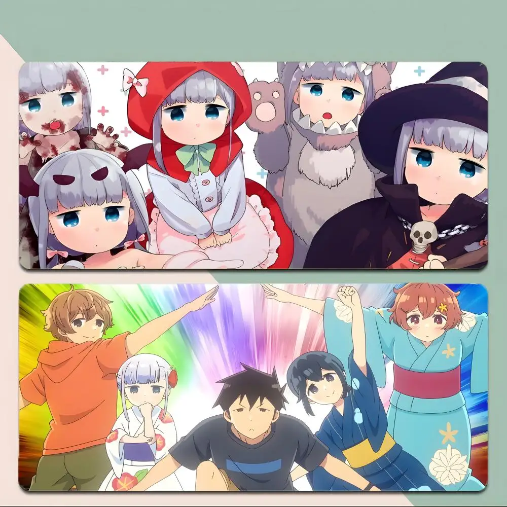 

anime romantic A-Aharen-san wa Hakarenai Mouse Pad Thick Stitched Edge Gaming Mousepad Large Non-Slip Desk Mat