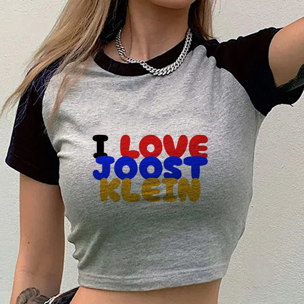 Joost Klein crop top shoujo alternative  cheap clearance sales manga funny top tees cute 2000s cheap japan streetwear