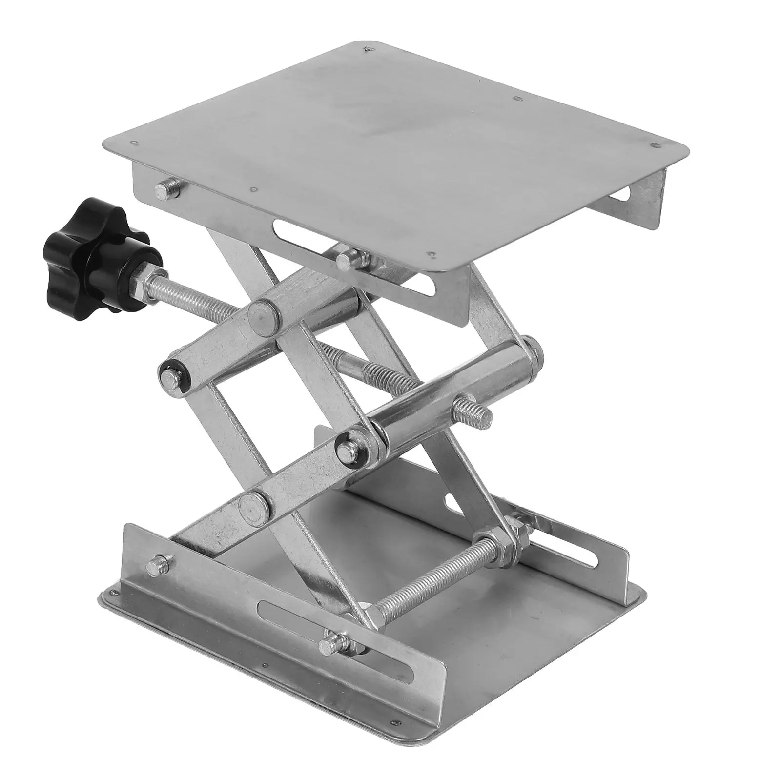

Monitor Stands Laboratory Lifting Table Lifter Jack Platform Aluminum Alloy Silver Stainless Steel