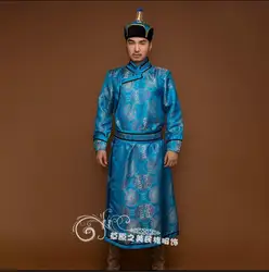 New Men's Mongolian Dance Performance Dress Wedding Dress Mongolian Ethnic Group