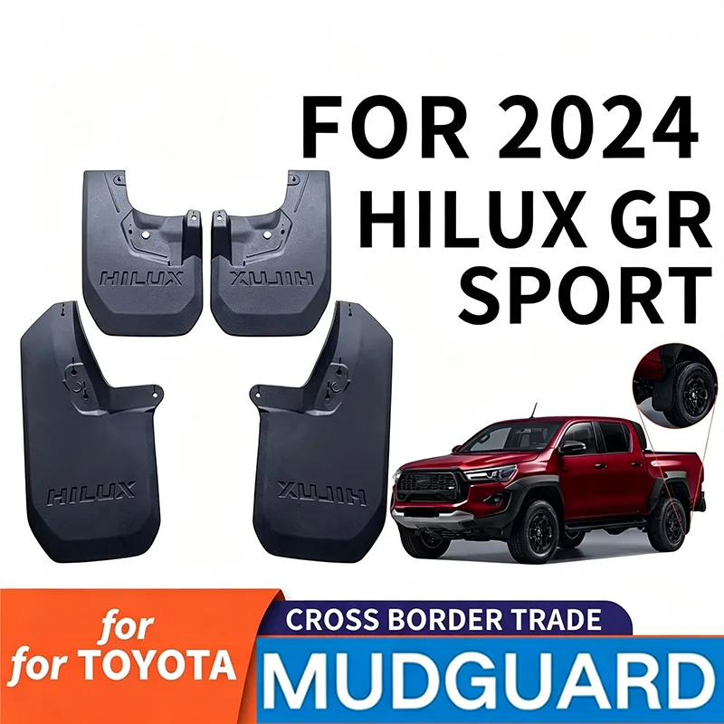Suitable for 2024 Toyota Hilux sports HILUX GR SPORT car tires PP soft rubber fenders