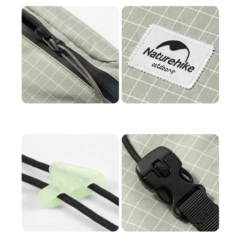 Naturehike Outdoor Casual Umhängetasche, Unisex Kleine Taschen, Reise-Umhängetasche, Wasserdichte Freizeit-Umhängetasche, Sommer – Detail 4
