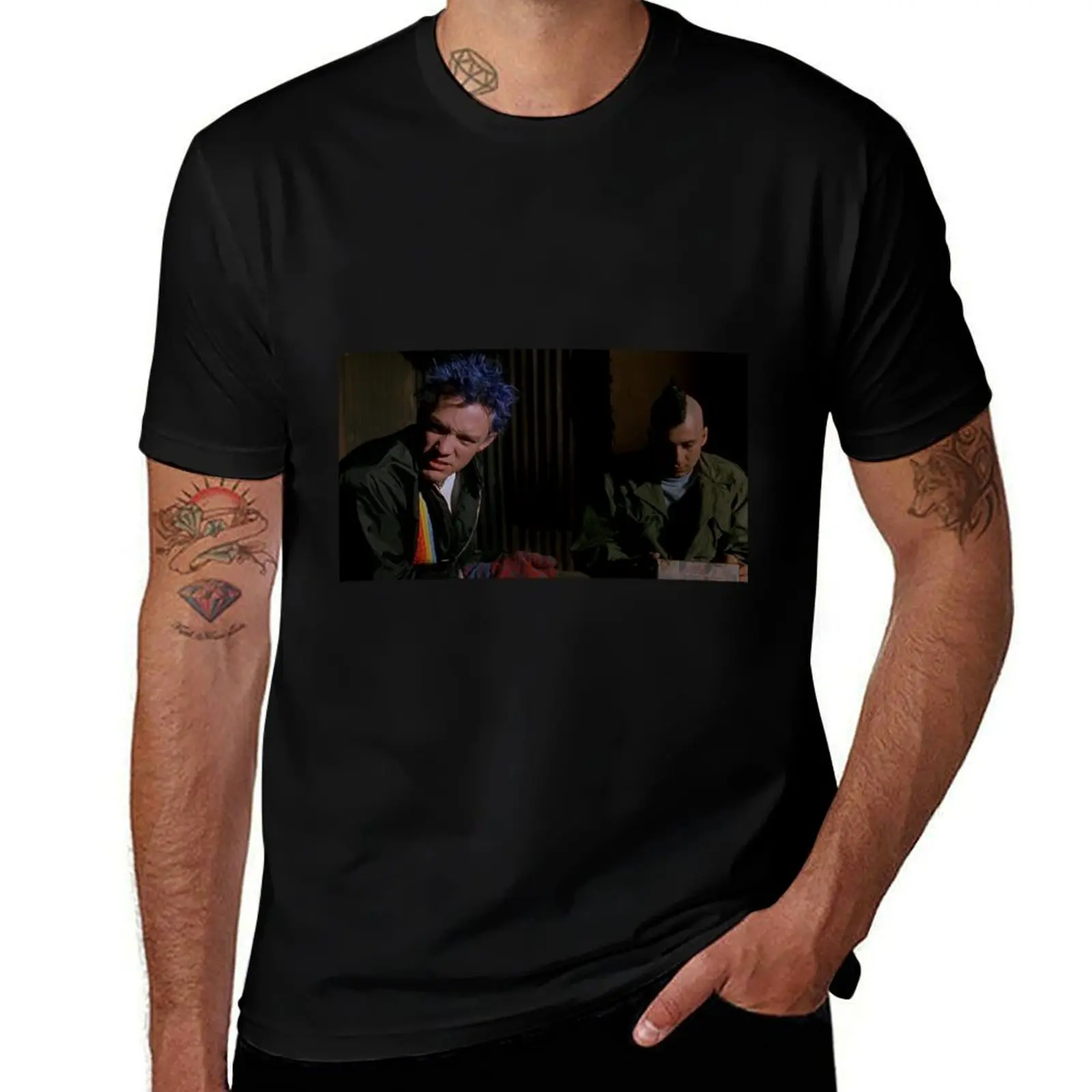 

Slc Punk Sticker T-Shirt cotton man t-shirts custom shirt sweat tshirts personalised t shirt men