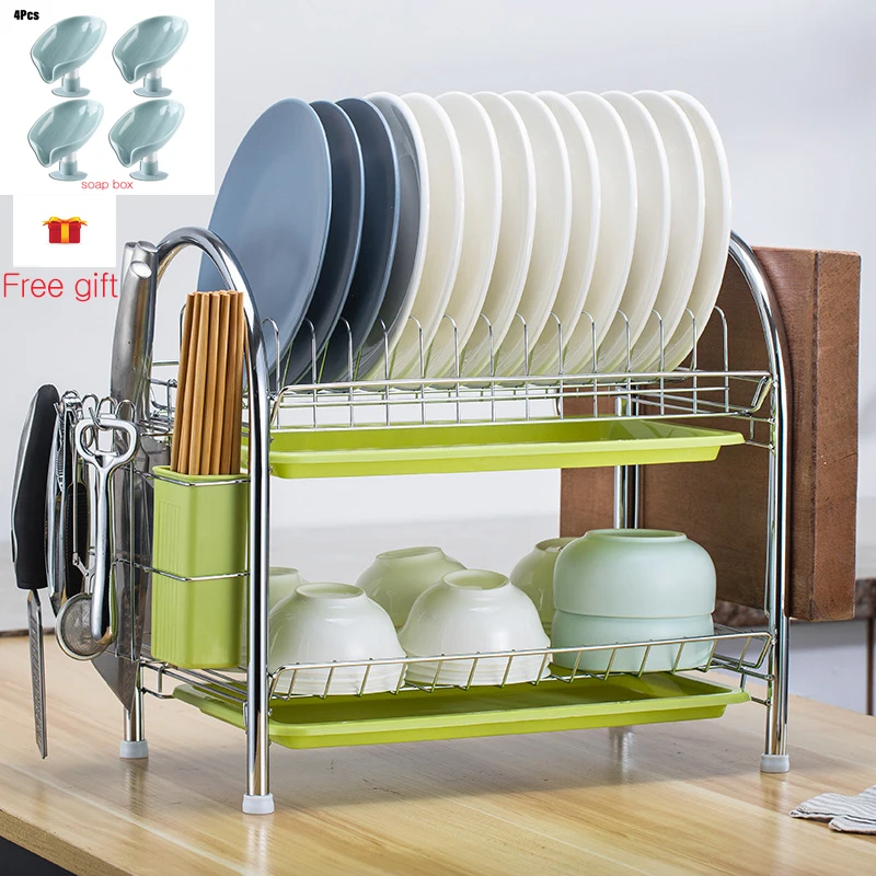 Household Dish Storage Rack Drainer Bowl Rack For Chopsticks and Dishes Storage Box Cupboard Supplies Home Kitchen Shelves