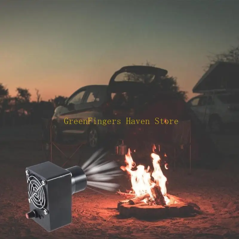 F68D 12V High Efficiency Blower Fan for BBQ Bellow and Camping Charcoal Lighting
