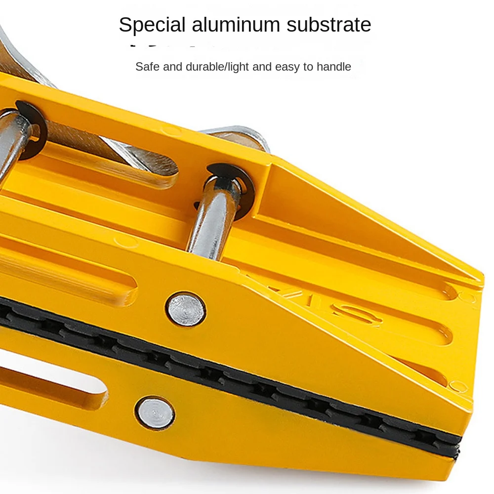 Labor-Saving Double Handed Carrying Clamp Granite Tools Glass Stone Slab Lifting Tool with Rubber for Ceramic Marble 350KG