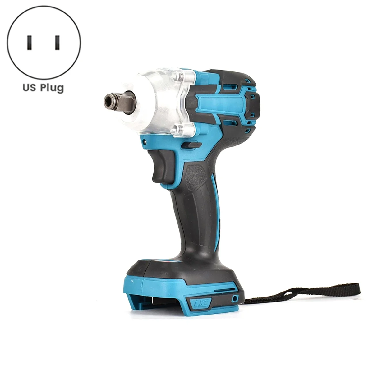 520N.M Cordless Electric Impact Wrench Brushless Electric Wrench Hand Drill Socket Power Tool for 2Battery US