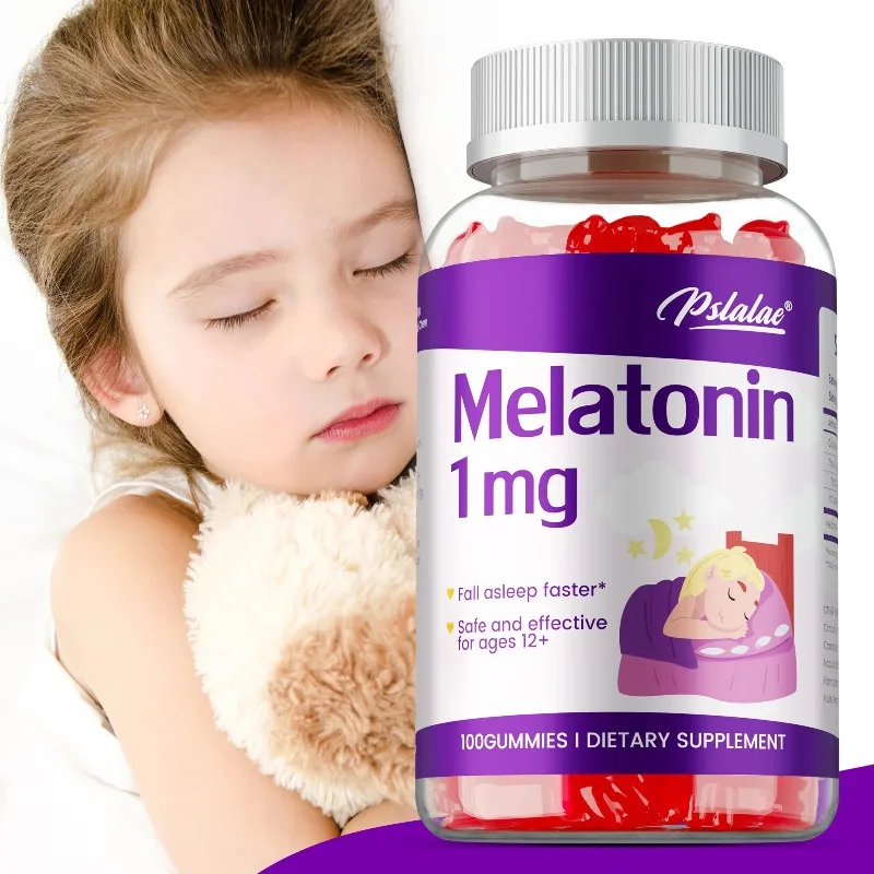 

Melatonin Gummies - Sleep Support, Non-GMO Vegan, Fall Asleep Faster, Improve Sleep Quality, Immunity, Relieve Insomnia