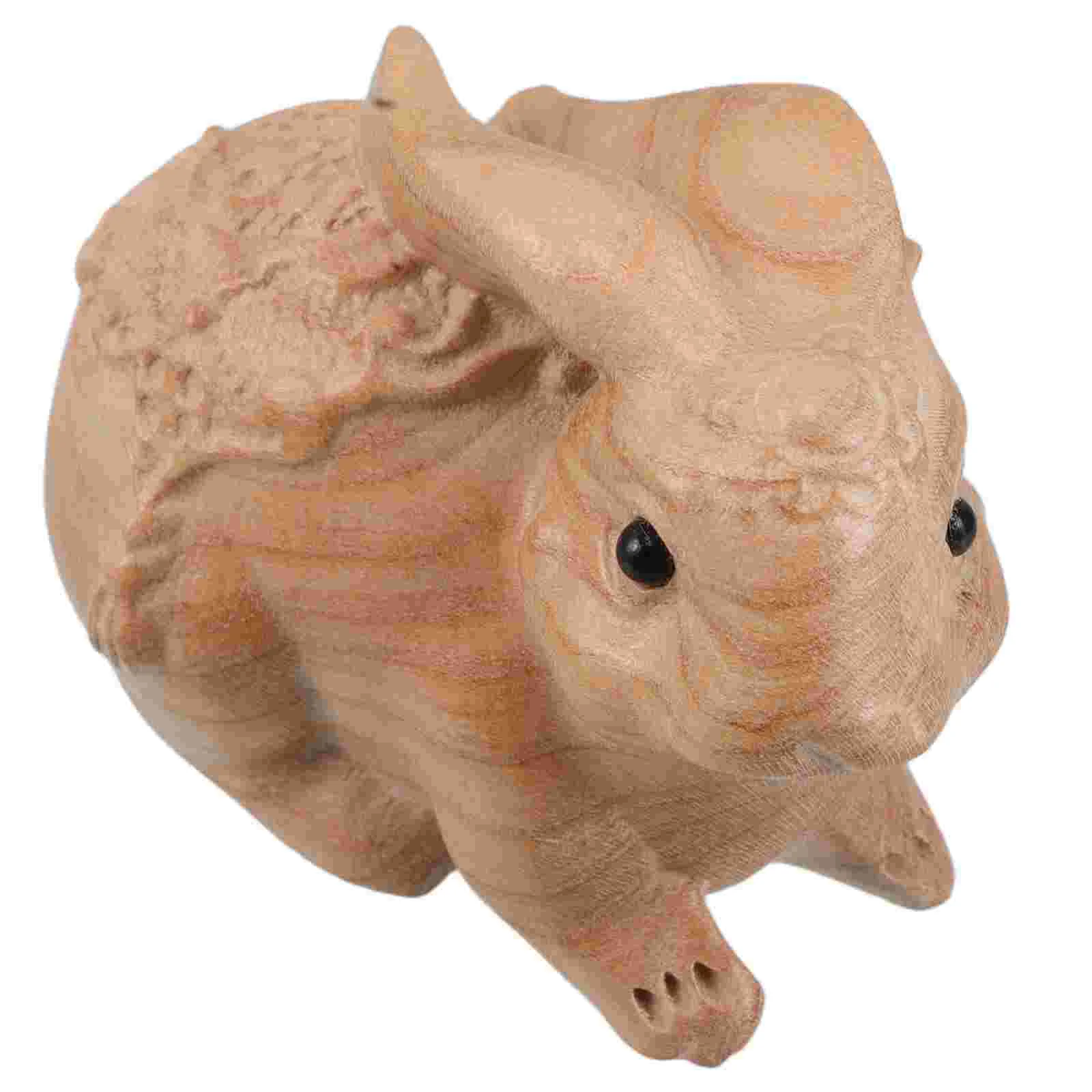 

Easter Wood Carving Bunny Garden Decoration Ornaments Decorations Wooden Lawn Child