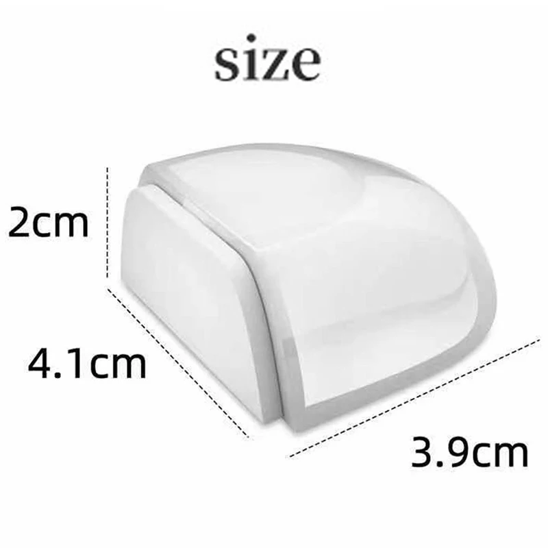 Door Stopper No Need Punch Self Adhesive Anti-Collision Door Holder Catch Door Stop for Home Office Protect Walls and Furniture