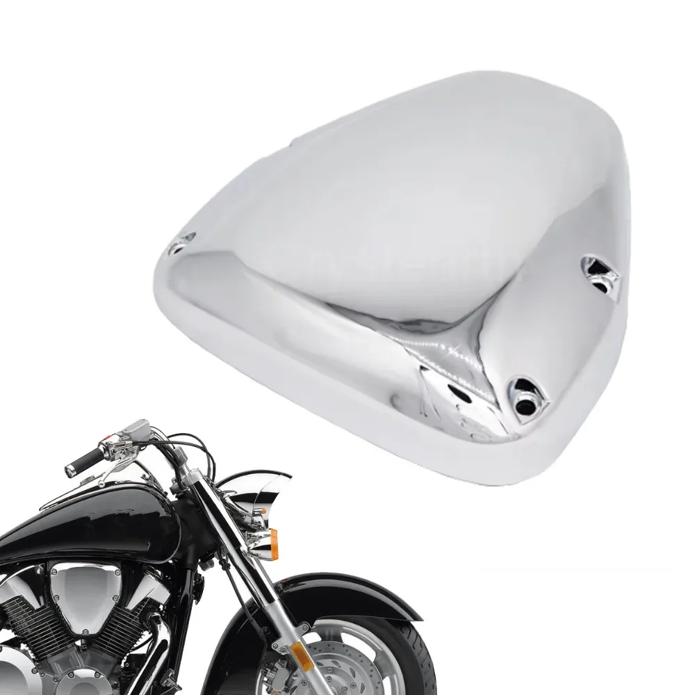 Chrome Motorcycle Air Filter Cleaner Cover Cap For Honda VTX1300 VTX1800 2003-2008 VTX 1300 1800 2004 2005 2006 2007