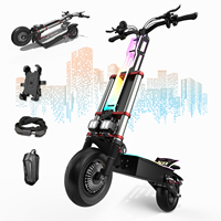 TIFGALOP Adult Electric Scooter Dual Drive 5600W Motor, 60V 38AH Lithium Battery, 12-inch tires Full suspension E-Scooter