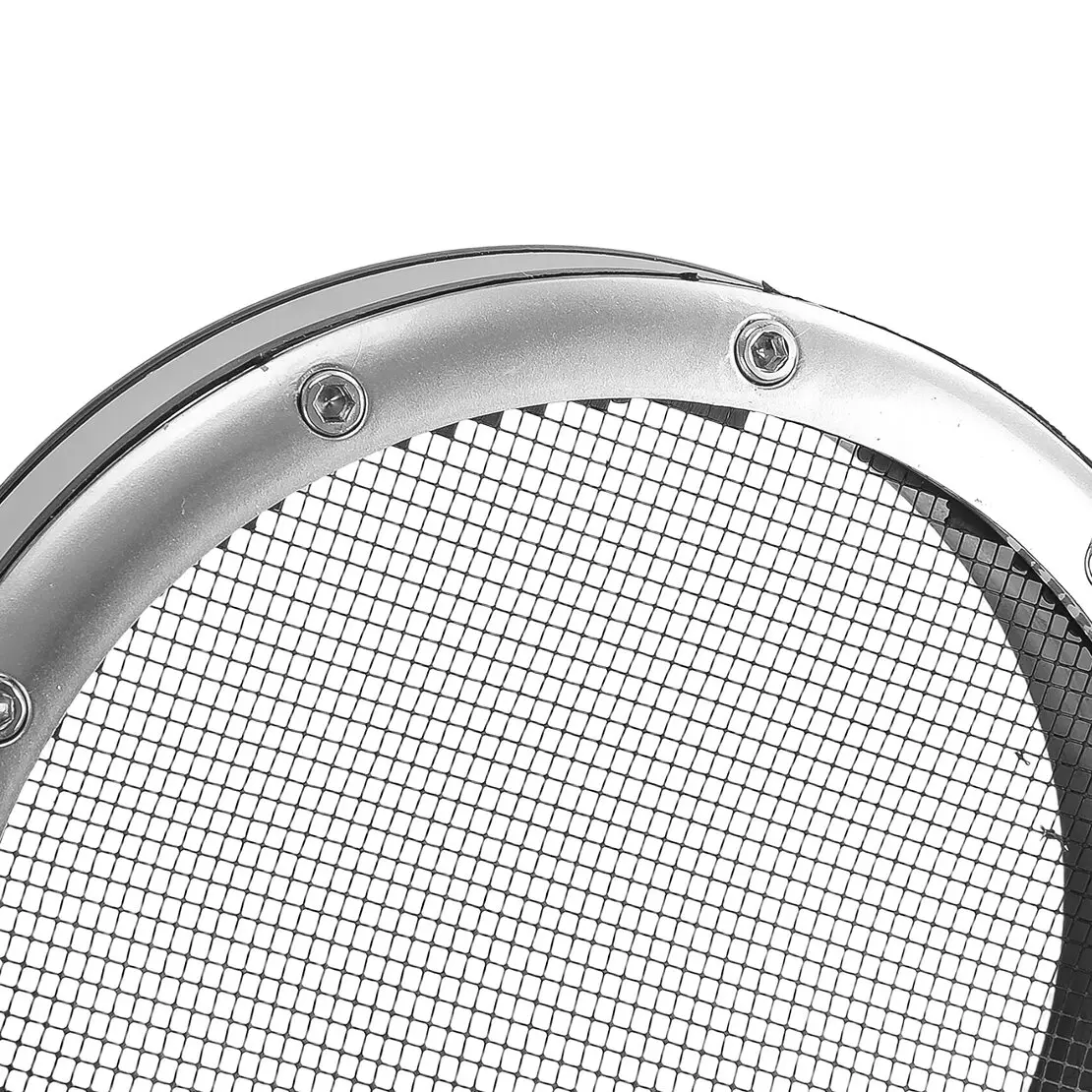 واقي شواية مدخل توربو فضي مقاس 4 بوصات للسيارة، واقي شبكي من قطعة واحدة بتصميم Turbonetics #5